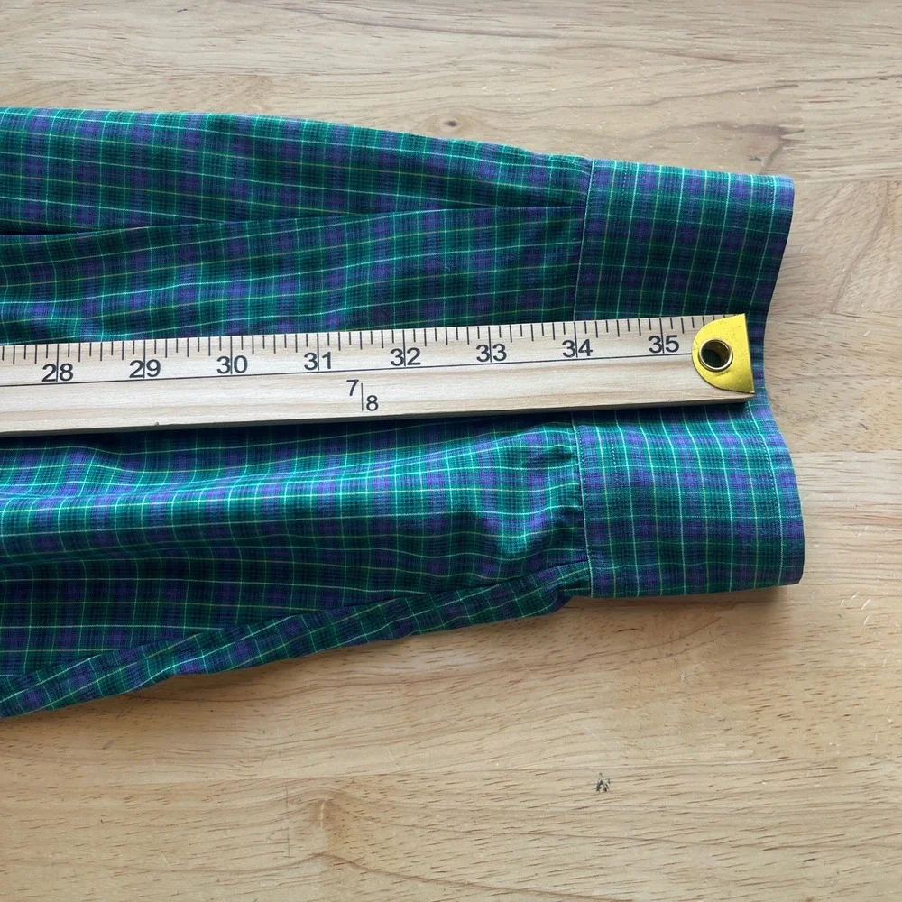 (LOT OF 2) Polo Ralph Lauren Mens XXL Cotton Long Sleeve‎ Shirts Purple Green